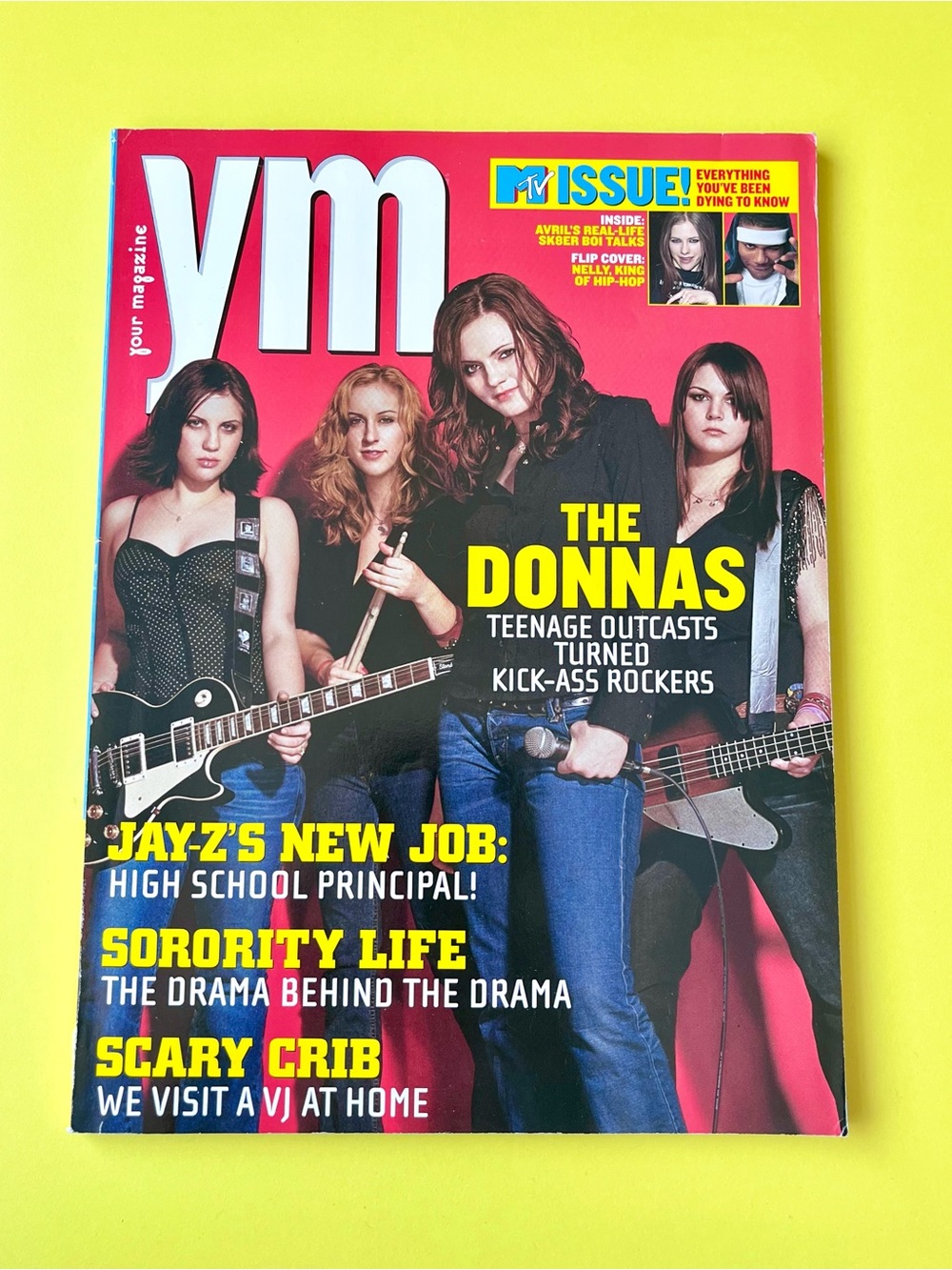 Vintage Y2K 2000s YM Magazine April 2003 MTV Issue